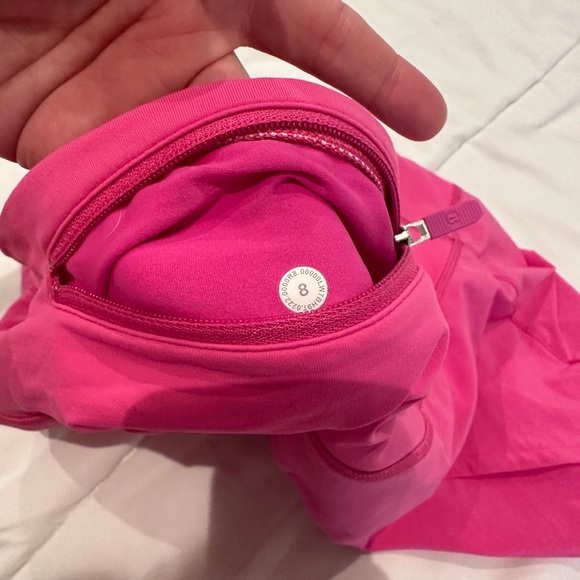 Sonic Pink Lululemon Speed Up High-Rise Lined Short 4” - size 8 - Picture 9 of 10